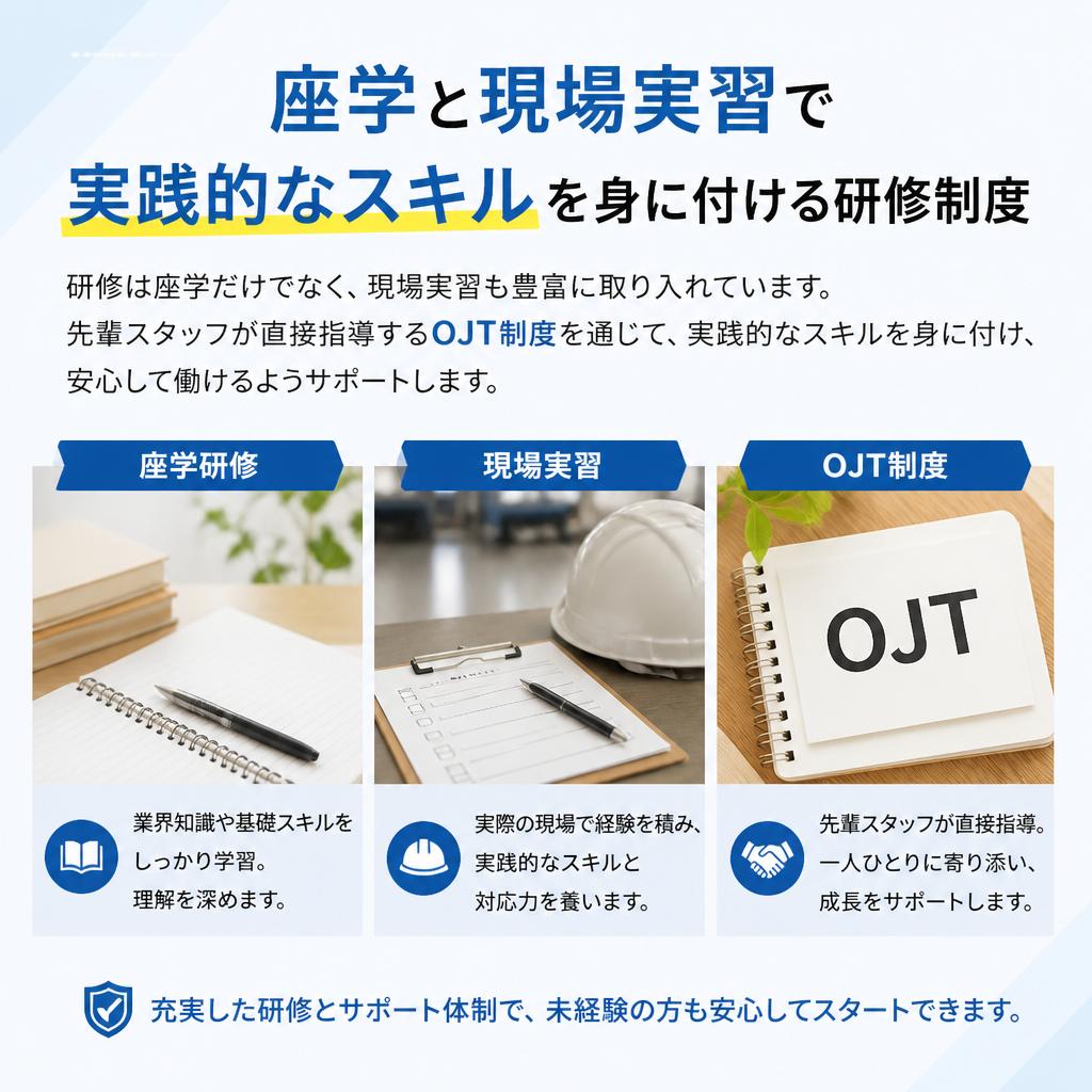 充実した研修制度