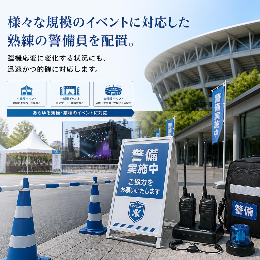 イベント警備のプロフェッショナル