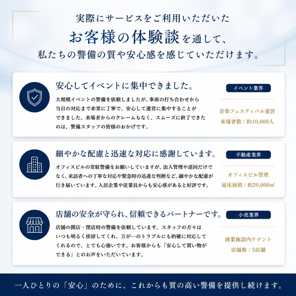 お客様の声