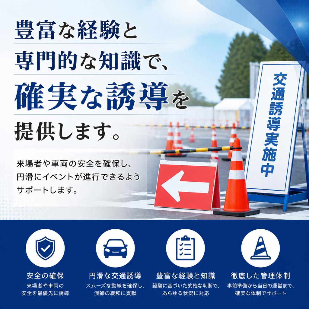 交通誘導員が支える安心感