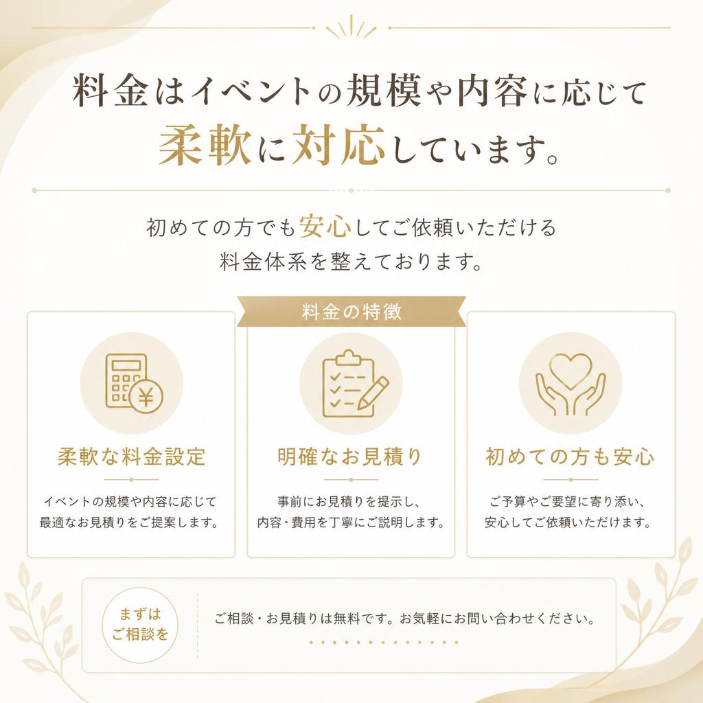 料金プランとご依頼方法
